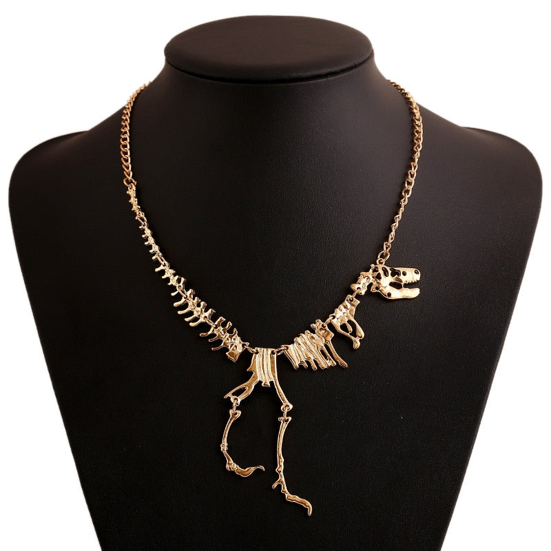 Gold T. rex Dinosaur Necklace  Tatty Devine – Tatty Devine