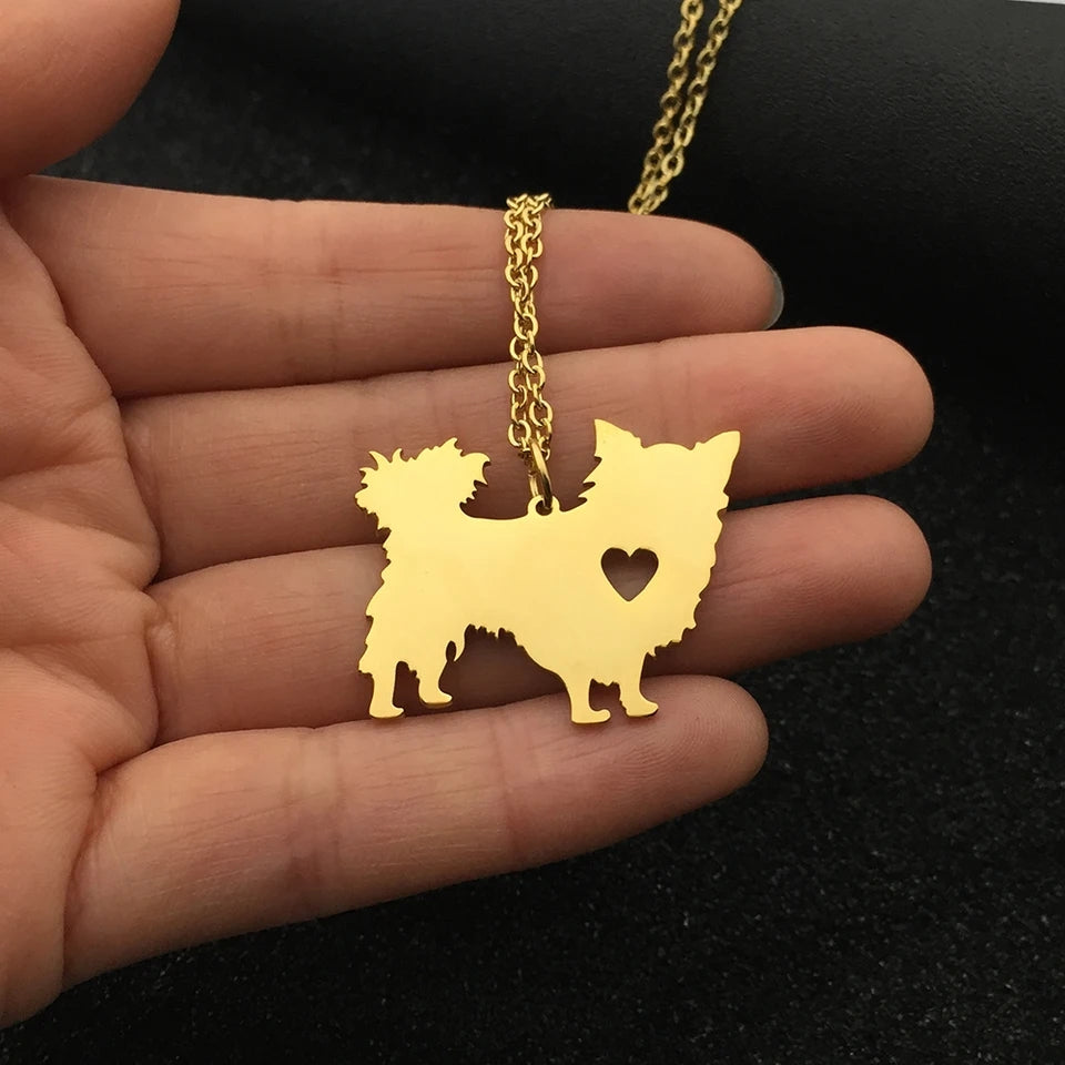 Personalized Chihuahua necklace