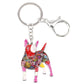 Artistic Bull Terrier Necklace / Keychain