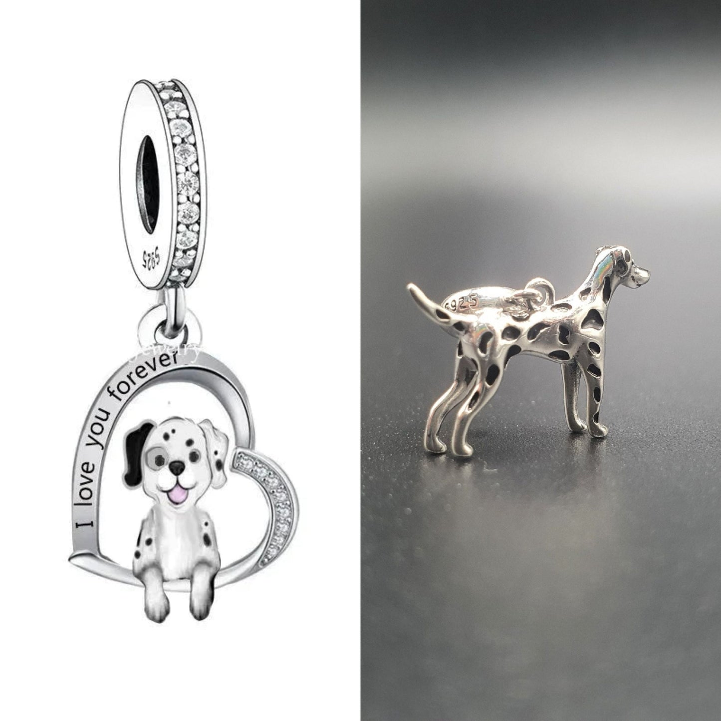 Realistic Dalmatian Pendants