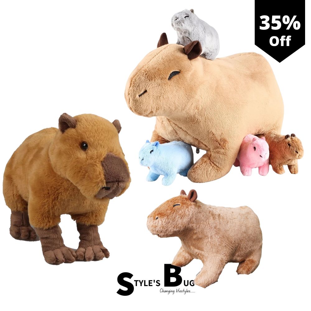 Capybara Family plushie set