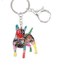 Artistic Bull Terrier Necklace / Keychain