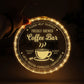 Freshly Brewed Coffee Bar Light Sign