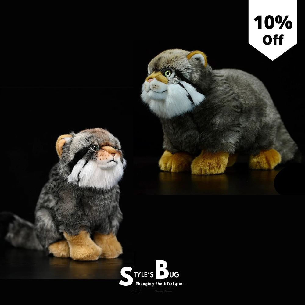 Realistic Pallas's cat Plushie