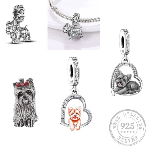 Yorkie Dog Pendants