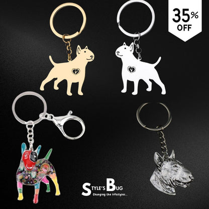 Bull Terrier Keychains Pack by SB