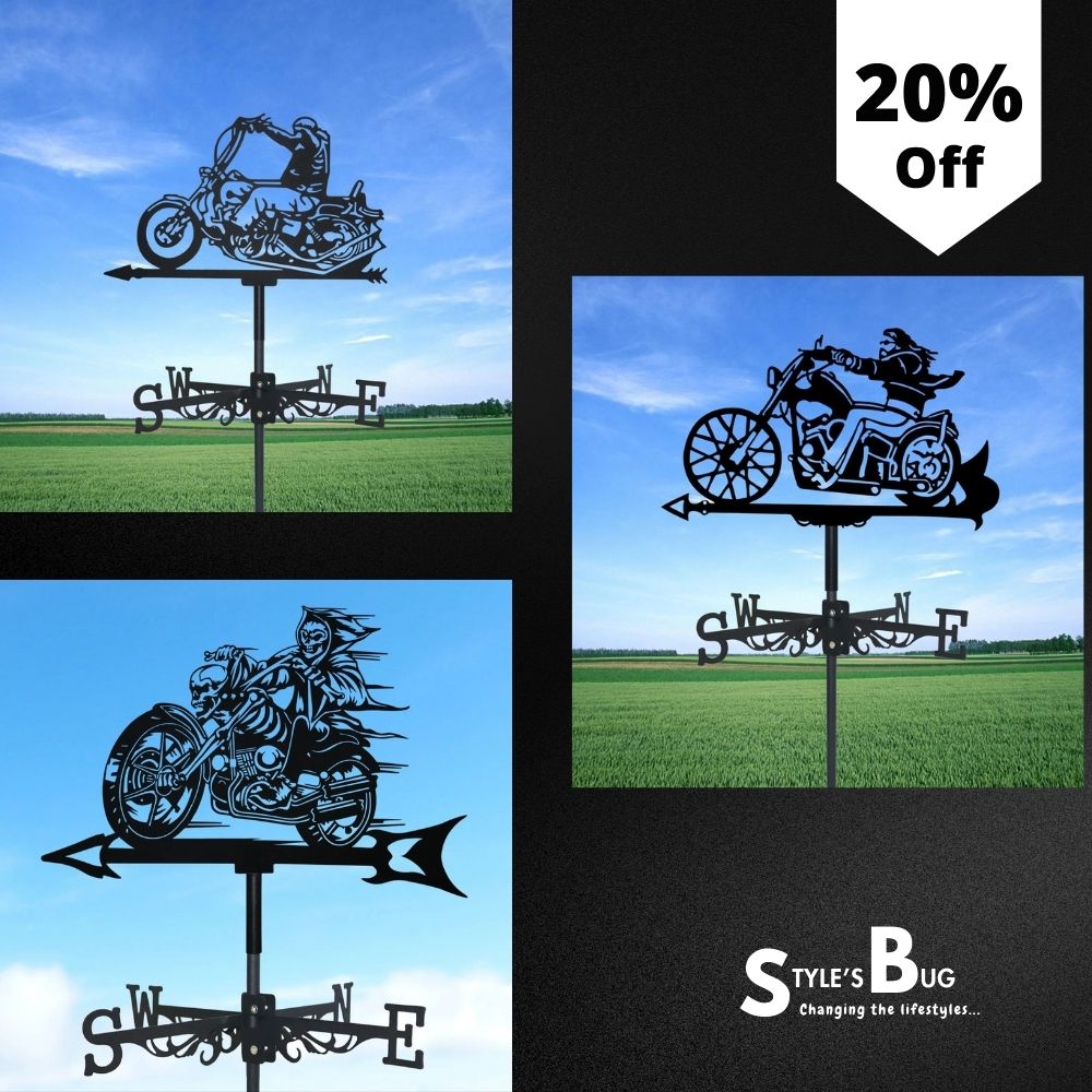 Motorcyclist Weather vanes