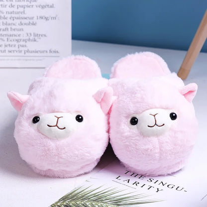 Cozy Alpaca Slippers