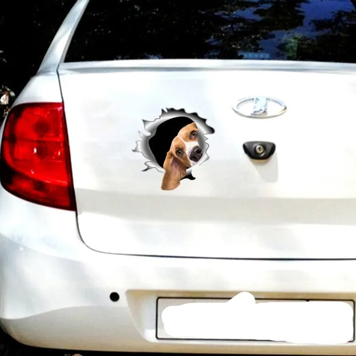 Funny Realistic Dog stickers