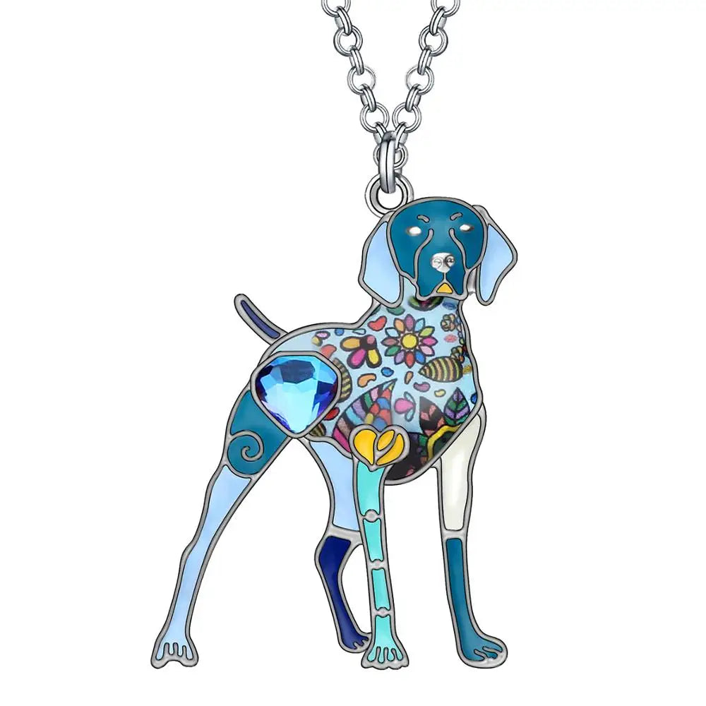 Hound Dog Necklace / Brooch