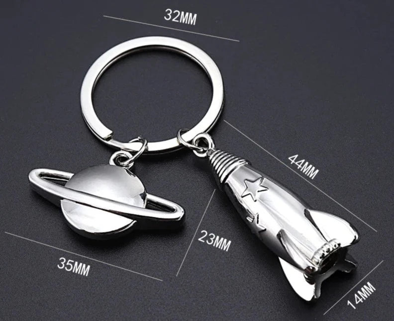 Realistic Rocket Keychains