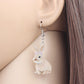 Curious & Cute Rabbit earrings (2 pairs pack)