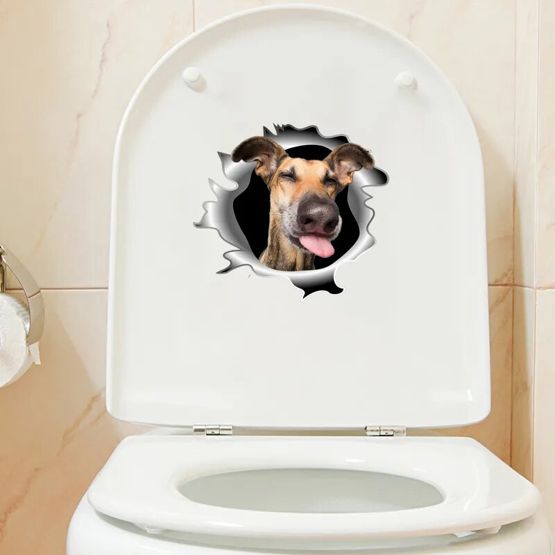 Funny Realistic Dog stickers