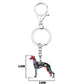 Colorful Greyhound / Whippet keychains