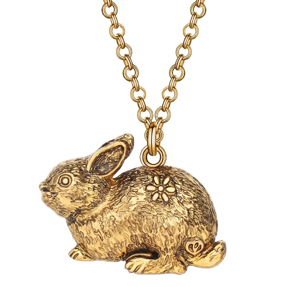 Realistic Rabbit Necklace by SB