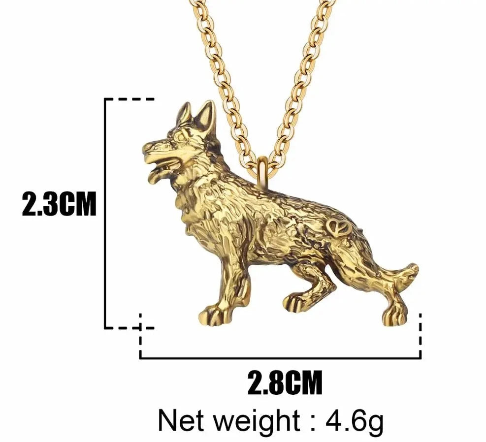 Standing German Shepherd Necklaces