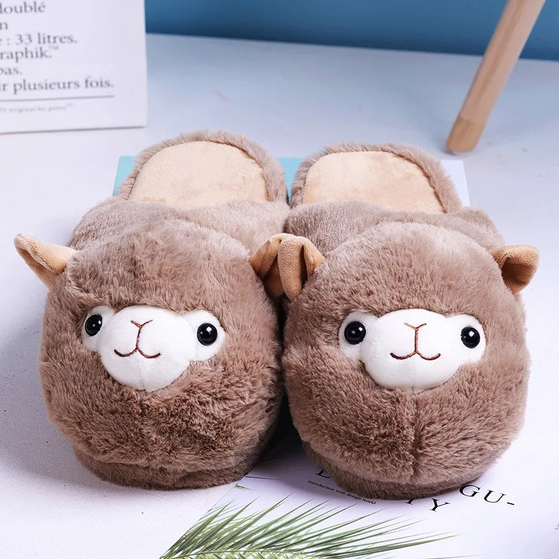 Cozy Alpaca Slippers