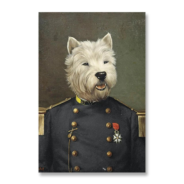 Pet Funny Personalised Portrait Posters - Style's Bug 11 / 20x30 cm