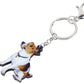 Sitting Jack Russell Terrier Keychain (3pcs Pack)