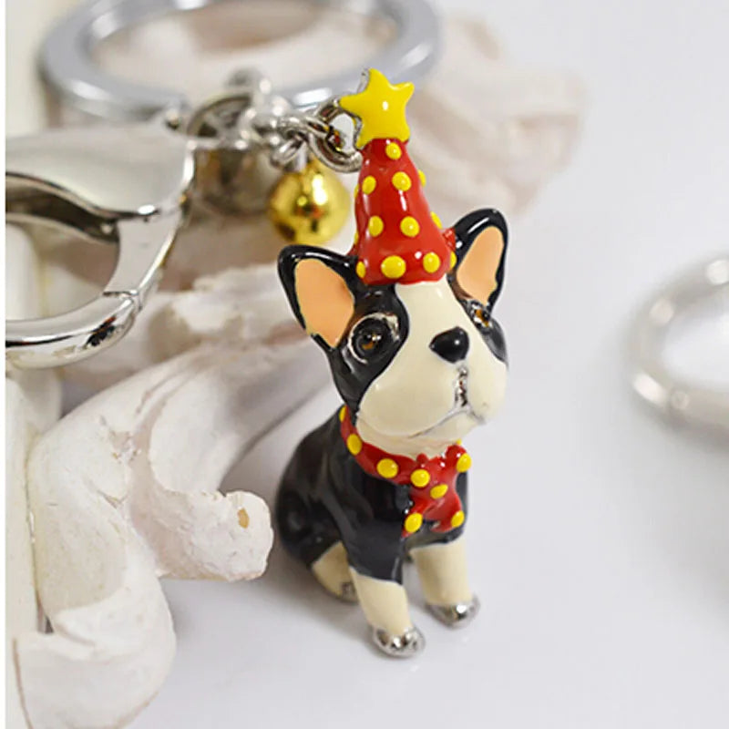 Standing Cute Dog keychains