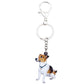 Sitting Jack Russell Terrier Keychain (3pcs Pack)