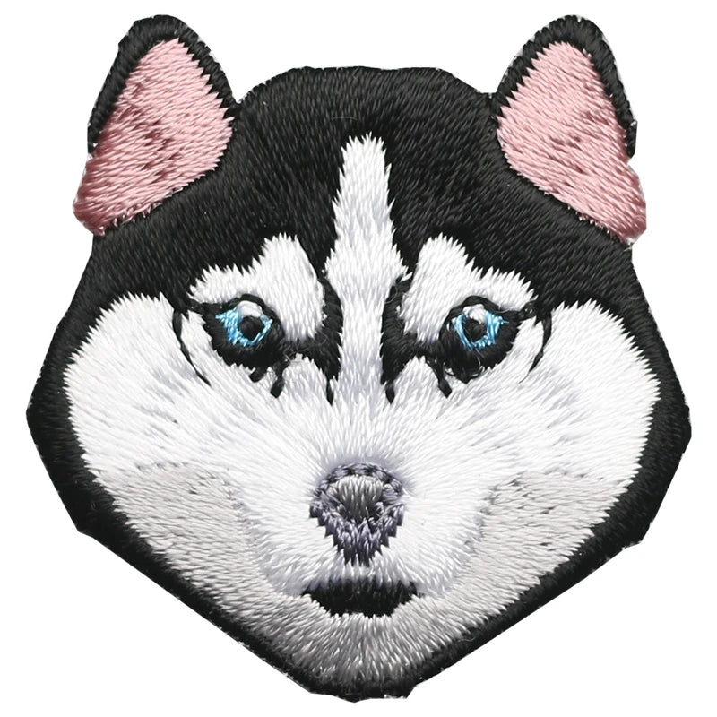 Cute Embroidered Dog Patches (5pcs pack)