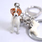 Standing Cute Dog keychains