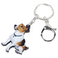 Sitting Jack Russell Terrier Keychain (3pcs Pack)