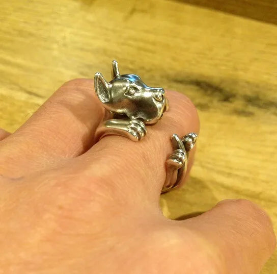 Realistic Great Dane Ring (adjustable)