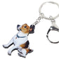 Sitting Jack Russell Terrier Keychain (3pcs Pack)