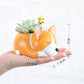 Cute Dog Planters (with drainage hole)