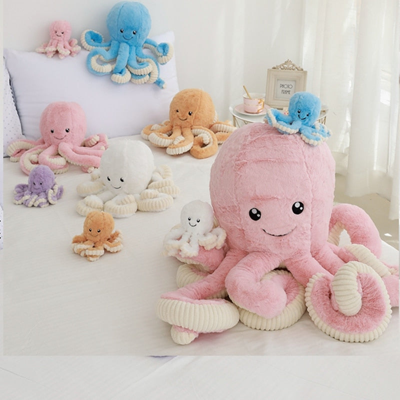 Smiling Octopus plush Family