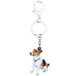 Sitting Jack Russell Terrier Keychain (3pcs Pack)