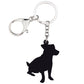 Sitting Jack Russell Terrier Keychain (3pcs Pack)