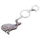 Sitting Sphynx Cat Keychain