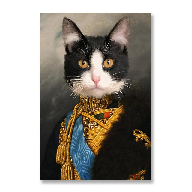 Pet Funny Personalised Portrait Posters - Style's Bug 1 / 20x30 cm