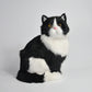 Realistic Tuxedo Cat Simulation Doll