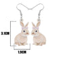 Curious & Cute Rabbit earrings (2 pairs pack)