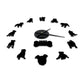 Staffordshire Bull Terrier Clock