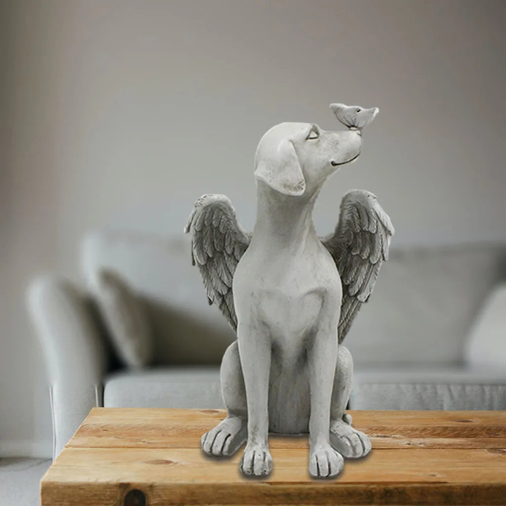 Brittany Spaniel Memorial Statue