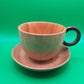 Cup & Saucer - Handcrafted from wood