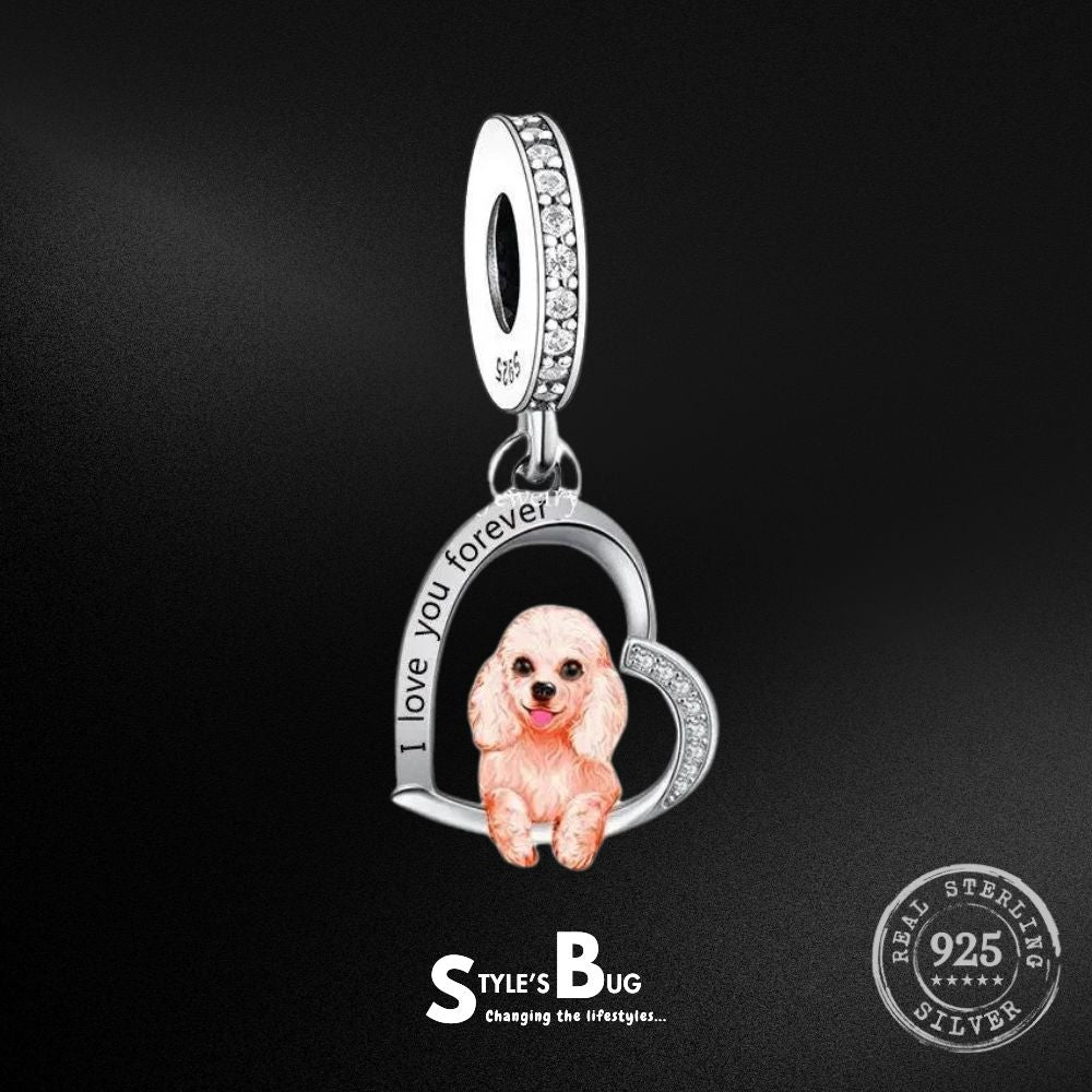 Realistic Poodle pendants