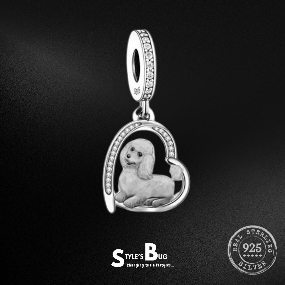 Realistic Poodle pendants