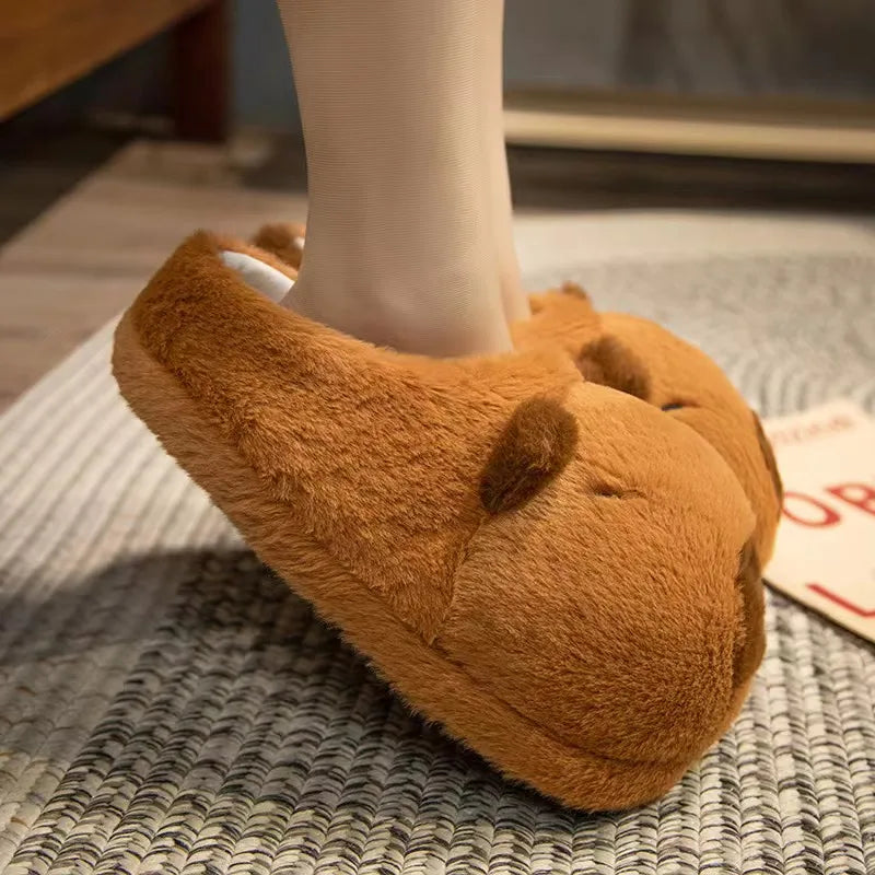 Cozy Capybara Slippers (ONE SIZE FITS ALL)