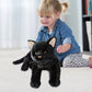 Realistic Black Cat Plushie