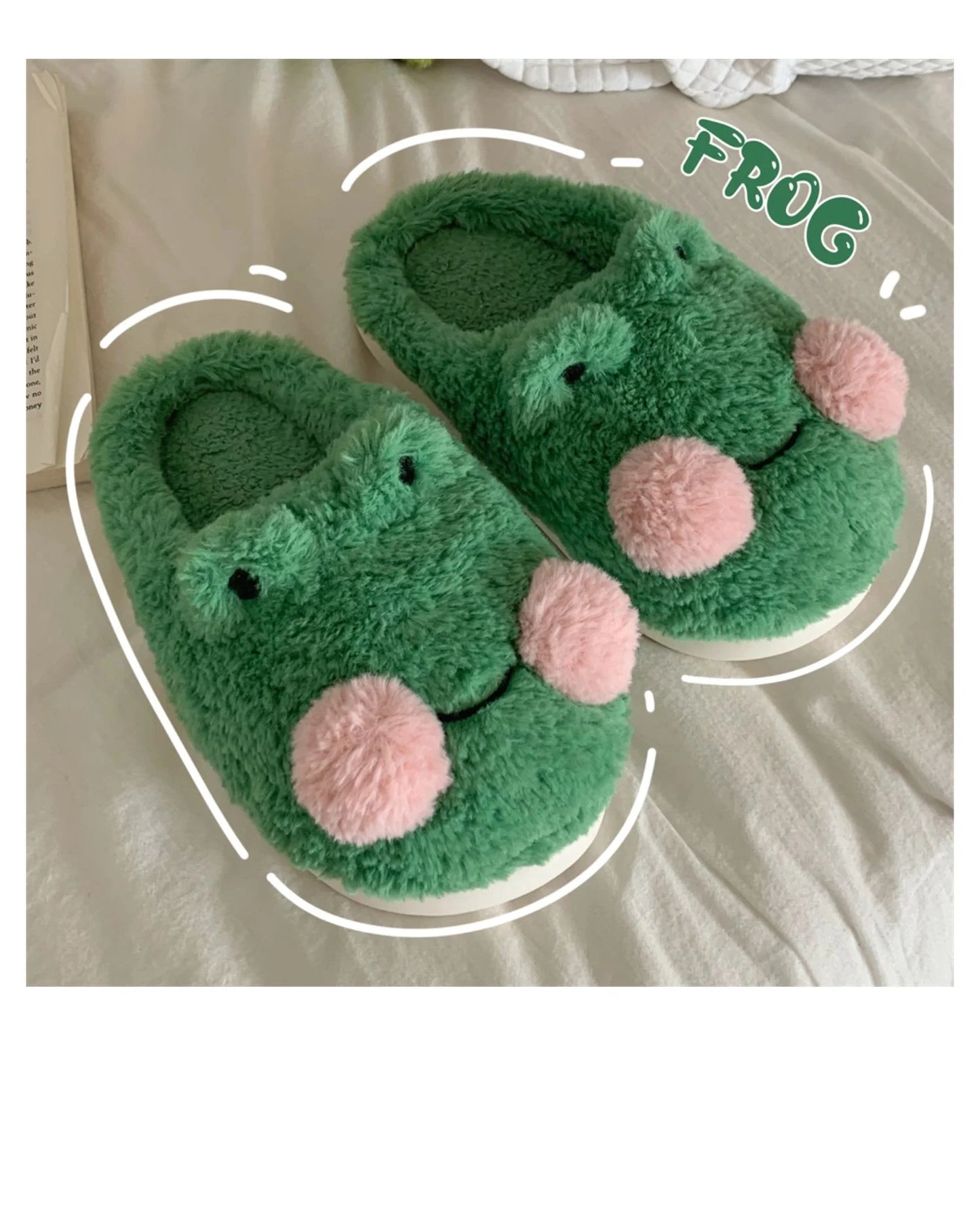 Cozy Frog Indoor Slippers / Shoes