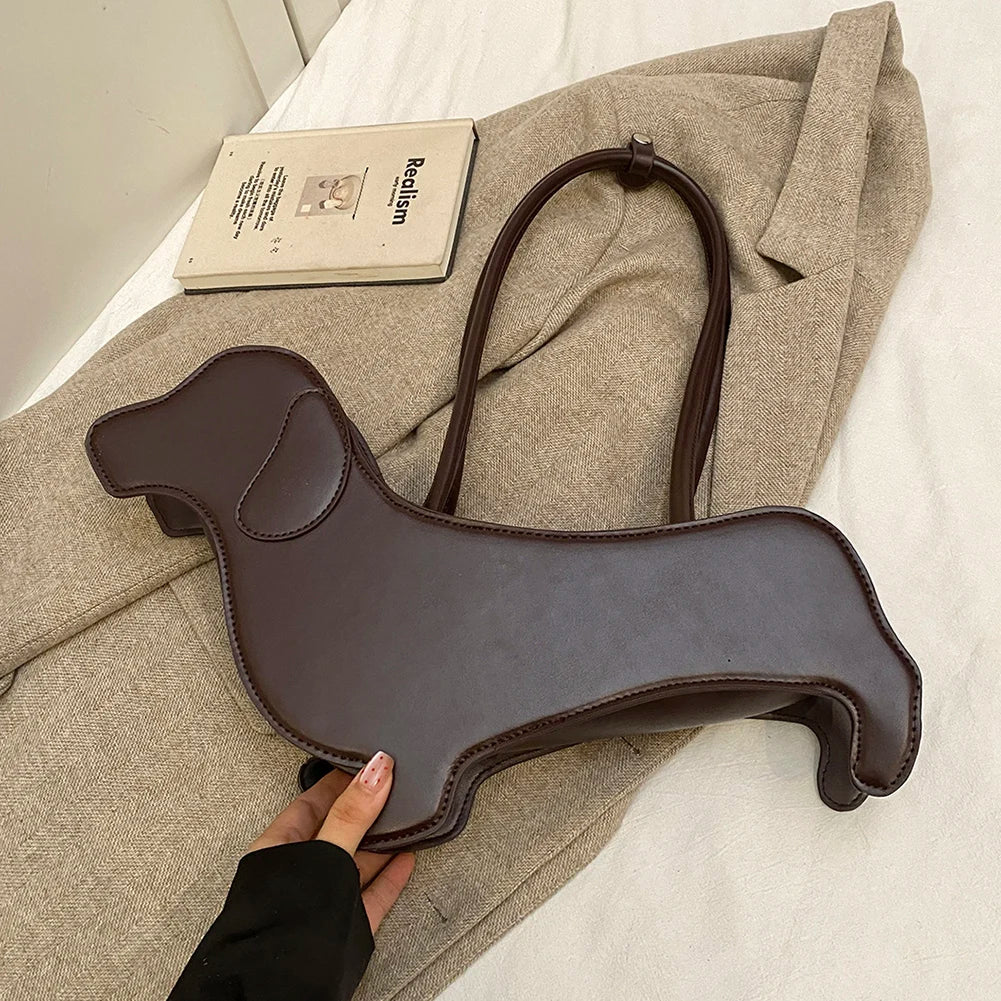 Standable Dachshund Shoulder Bag