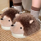 Smiling Hedgehog Slippers