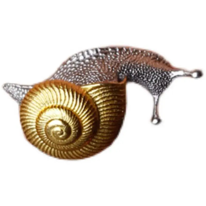 Golden Shell Snail Earrings