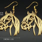 Realistic Horse Head Earrings